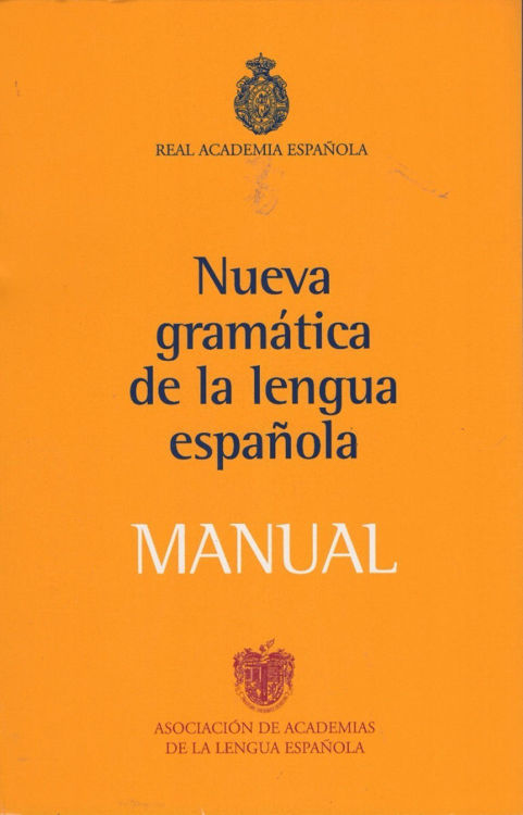Imagen de Nueva Gramática De La Lengua Española Manual