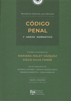 Imagen de Código Penal de la ROU y Anexo Normativo