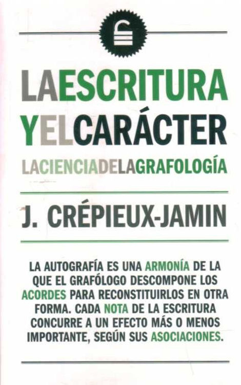 Imagen de La Escritura Y El Carácter / Jules Crépieux-jamin