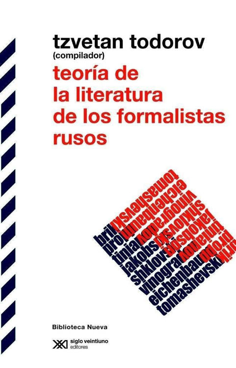 Imagen de Teoría De La Literatura De Los Formalistas Rusos / Todorov