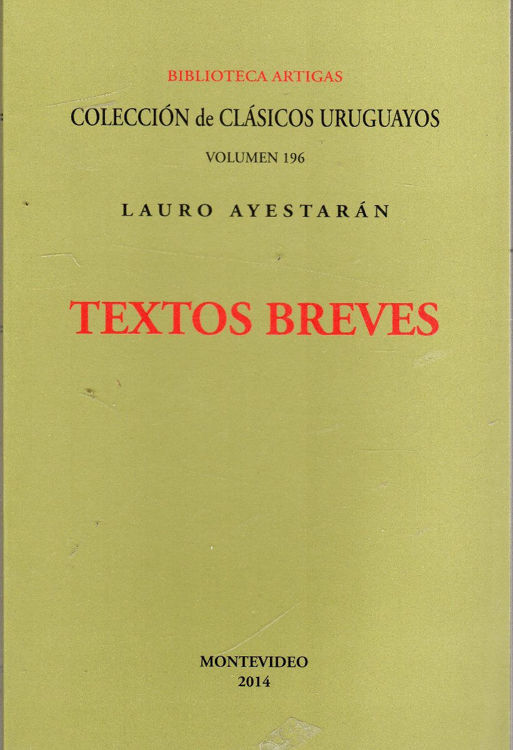 Imagen de Textos Breves - Lauro Ayestarán