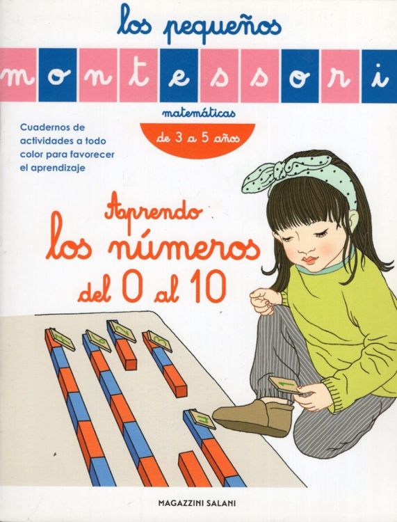 Imagen de Los Pequeños Montessori: Aprendo Los Números Del 0 Al 10