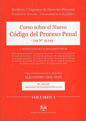 Imagen de Curso Sobre El Nuevo Código Del Proceso Penal Vol. 1