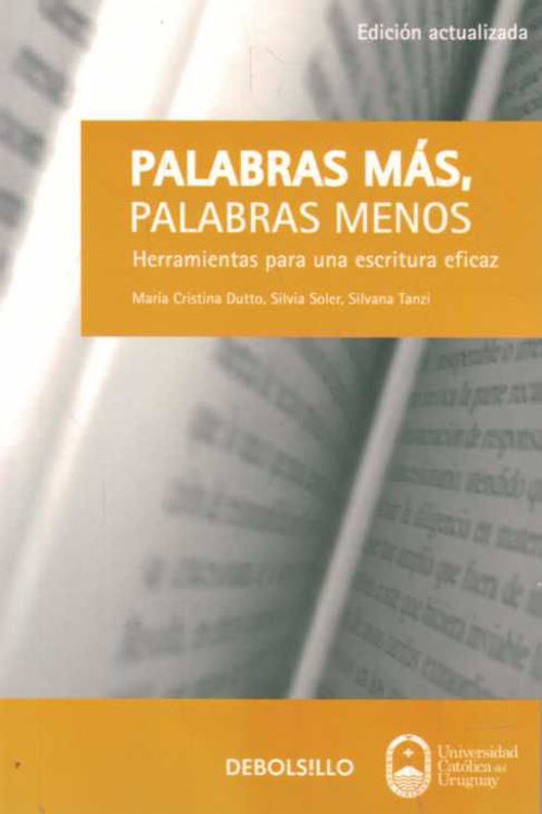 Imagen de Palabras Más Palabras Menos / María Cristina Dutto