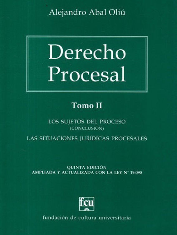 Imagen de Derecho Procesal Tomo 2 / Alejandro Abal Oliú