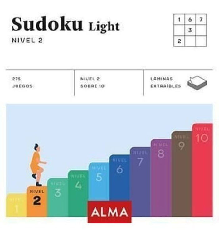 Imagen de SUDOKU LIGHT NIVEL 2 / ALMA