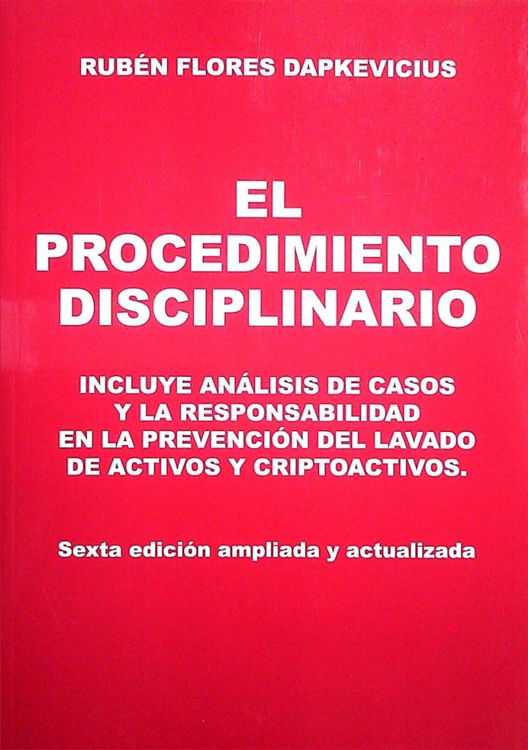 Imagen de El Procedimiento Disciplinario / Rubén Dapkevicius