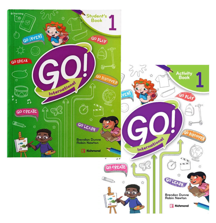 Imagen de GO! INTERNATIONAL 1 / STUDENT'S BOOK + ACTIVITY BOOK / RICHMOND