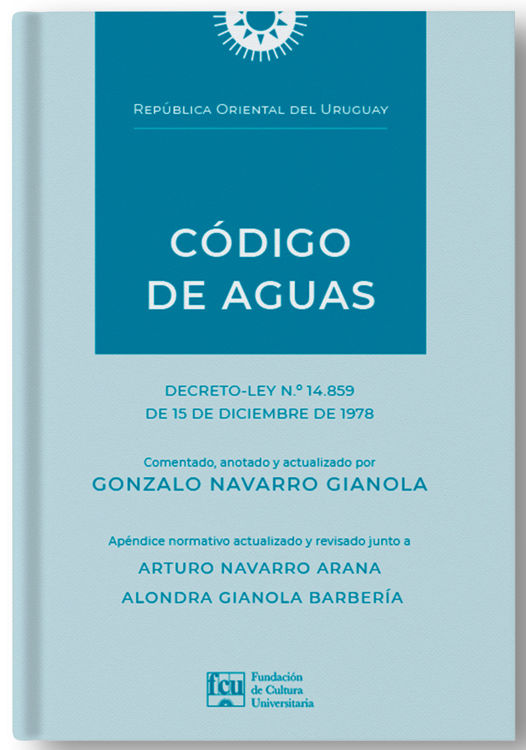 Imagen de CÓDIGO DE AGUAS / GONZALO NAVARRO GIANOLA