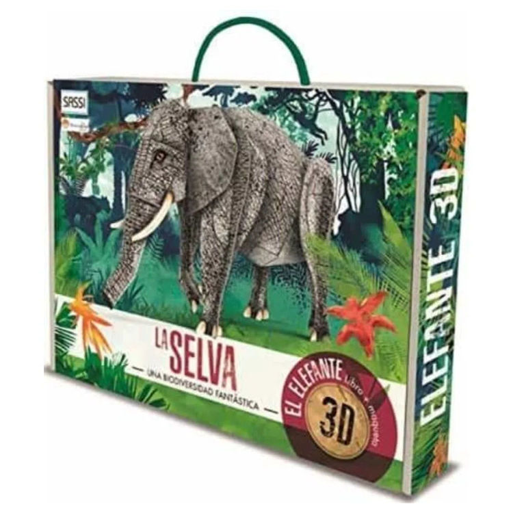 Imagen de La Selva / El Elefante libro + maqueta 3D