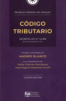 Imagen de Código Tributario / Andres Blanco - M. D. Rodriguez