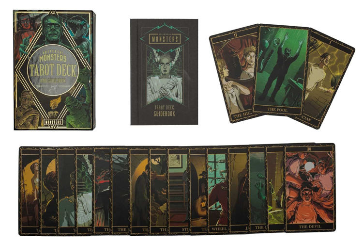 Imagen de TAROT UNIVERSAL MONSTERS (CARTAS + LIBRO GUÍA)
