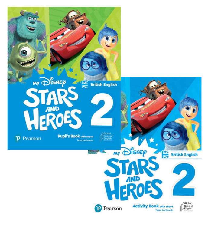 Imagen de MY DISNEY STARS AND HEROES 2 BRITISH / PUPILS'S BOOK + ACTIVITY BOOK / PEARSON