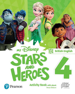 Imagen de MY DISNEY STARS AND HEROES 4 BRITISH - ACTIVITY BOOK / PEARSON
