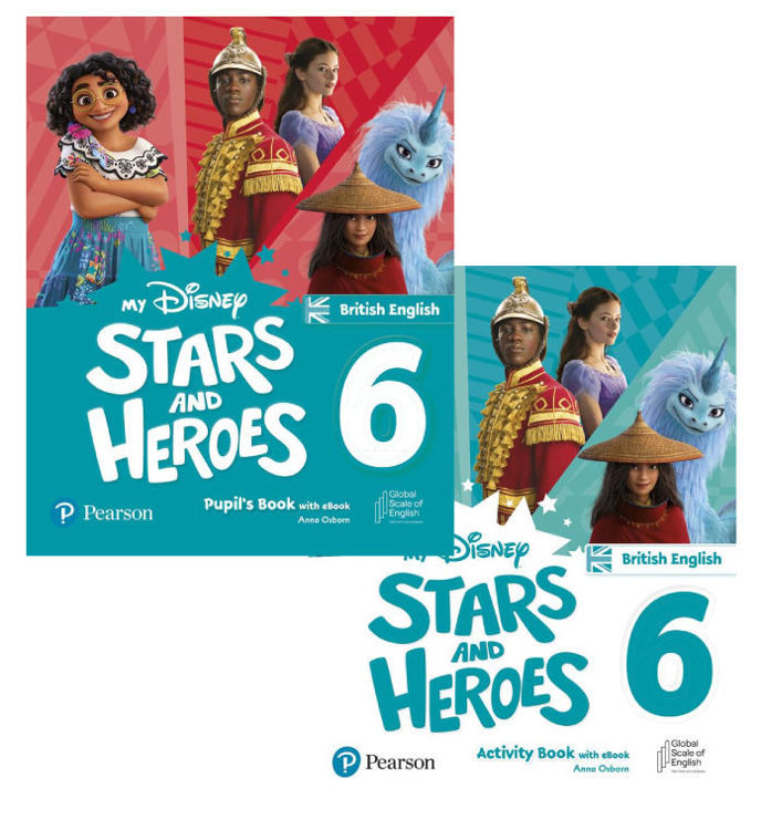 Imagen de MY DISNEY STARS AND HEROES 6 BRITISH / PUPILS'S BOOK + ACTIVITY BOOK / PEARSON