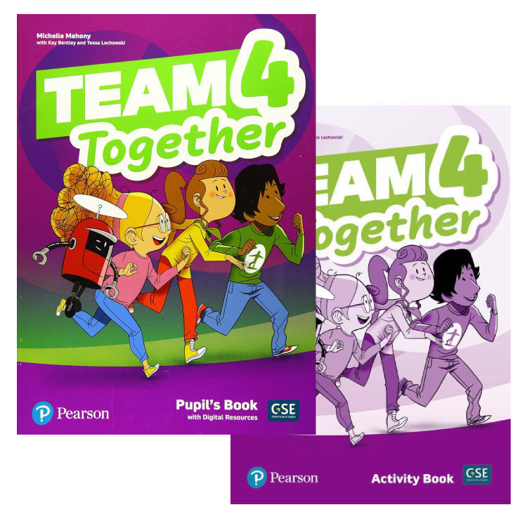 Imagen de Team Together 4 - Pupils Book + Activity Book / Pearson