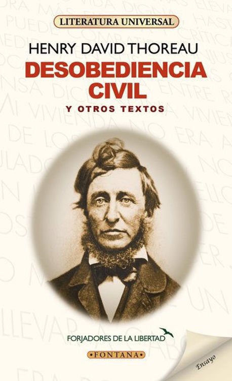 Imagen de DESOBEDIENCIA CIVIL Y OTROS TEXTOS / HENRY DAVID THOREAU