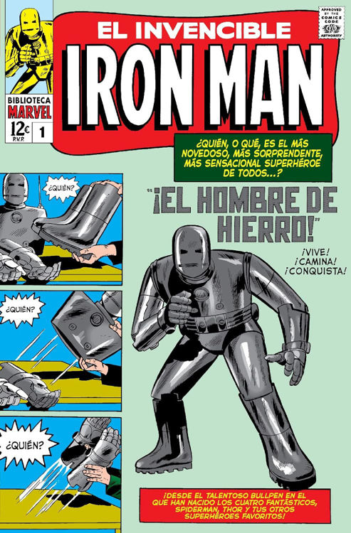 Imagen de BIBLIOTECA MARVEL: EL INVENCIBLE IRON MAN 01 - 1963 / PANINI