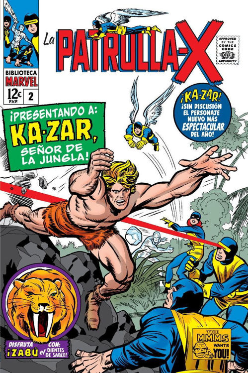 Imagen de BIBLIOTECA MARVEL: LA PATRULLA-X 02 (1964-65) / PANINI