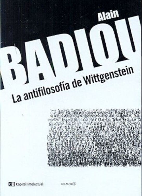 Imagen de La Antifilosofía De Wittgenstein / Alain Badiou