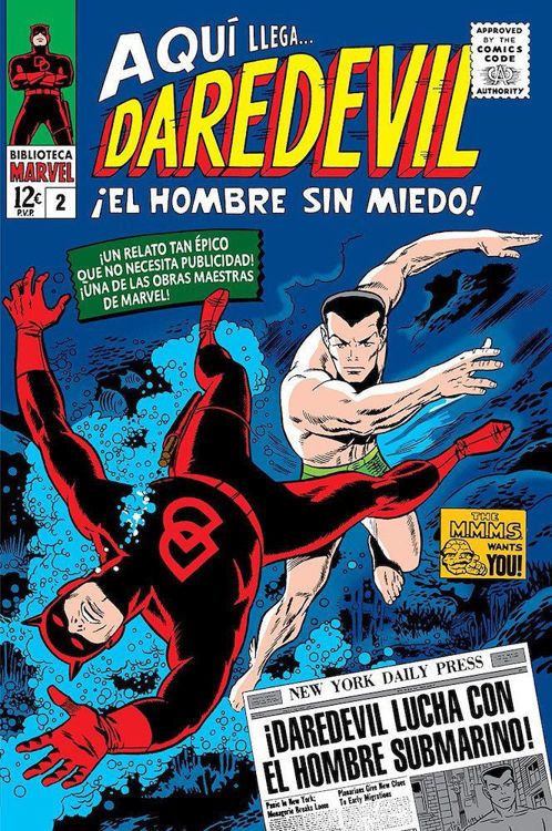 Imagen de BIBLIOTECA MARVEL: DAREDEVIL 02 - 1965 A 1966 / PANINI
