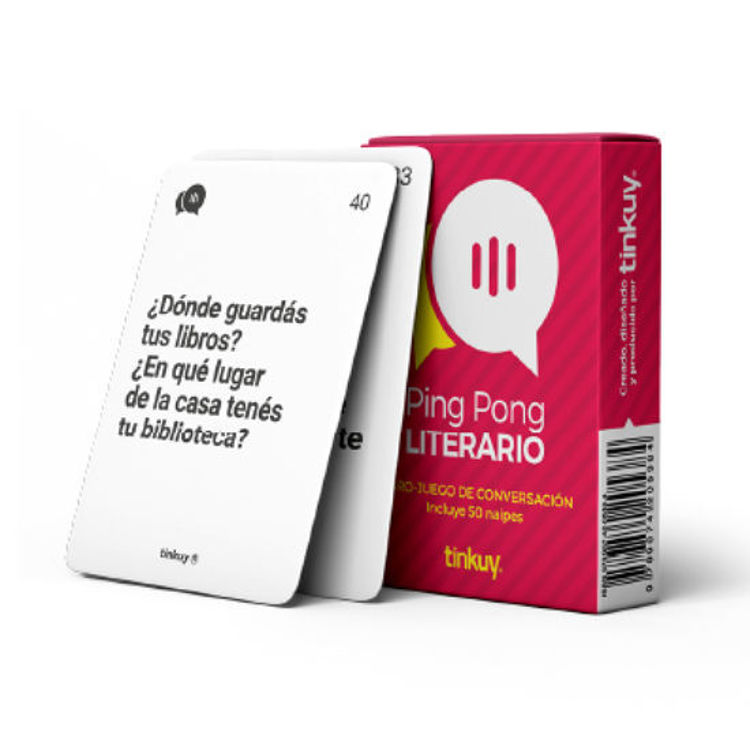 Imagen de PING PONG LITERARIO - JUEGO LITERARIO / TINKUY