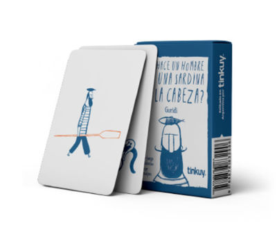 Imagen de ¿QUÉ HACE UN HOMBRE CON UNA SARDINA EN LA CABEZA? - JUEGO LITERARIO / TINKUY
