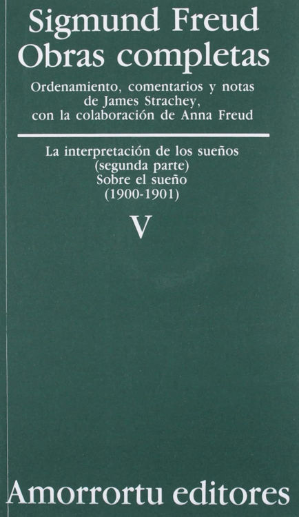 Imagen de OBRAS COMPLETAS V / SIGMUND FREUD