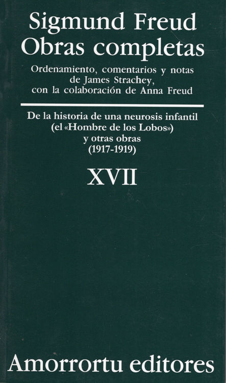 Imagen de OBRAS COMPLETAS XVII / SIGMUND FREUD