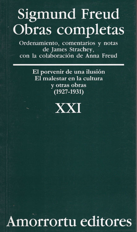 Imagen de OBRAS COMPLETAS XXI / SIGMUND FREUD