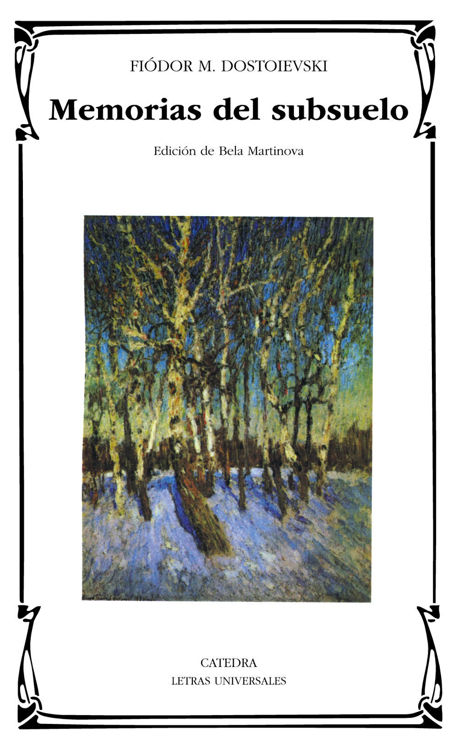 Imagen de MEMORIAS DEL SUBSUELO / FIÓDOR M. DOSTOIEVSKI