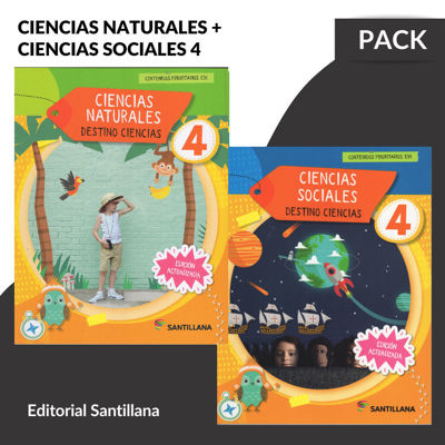 Imagen de CIENCIAS NATURALES & CIENCIAS SOCIALES 4 - DESTINO CIENCIAS / SANTILLANA