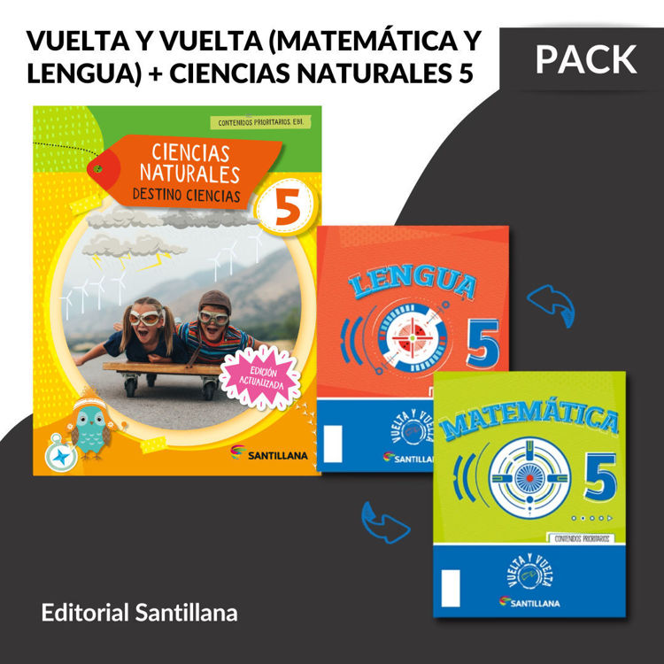 Imagen de VUELTA Y VUELTA & CIENCIAS NATURALES 5 - DESTINO CIENCIAS / SANTILLANA
