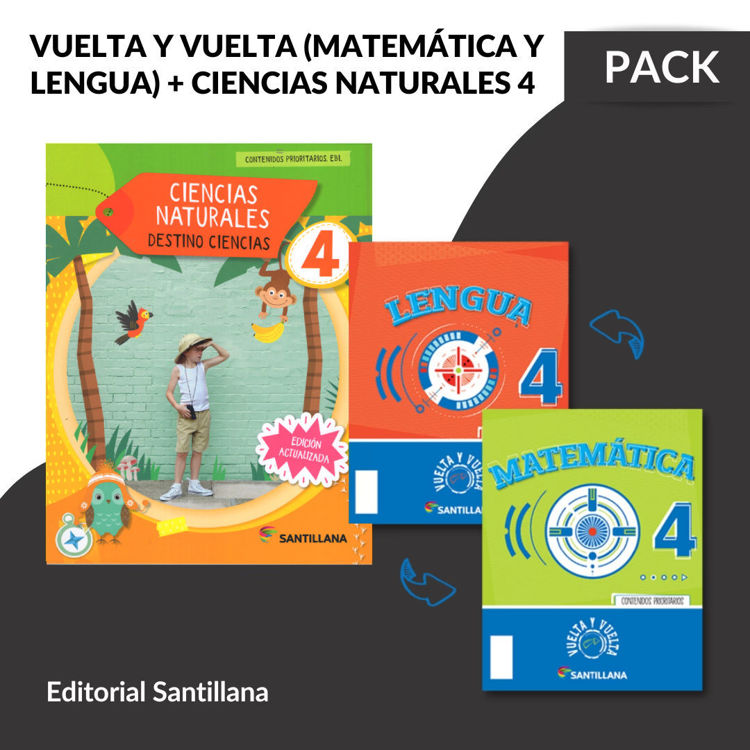 Imagen de VUELTA Y VUELTA & CIENCIAS NATURALES 4 - DESTINO CIENCIAS / SANTILLANA