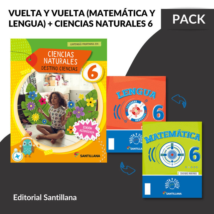 Imagen de VUELTA Y VUELTA & CIENCIAS NATURALES 6 - DESTINO CIENCIAS / SANTILLANA