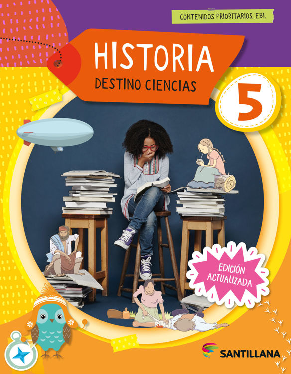 Imagen de VUELTA Y VUELTA, HISTORIA & GEOGRAFIA 5 - DESTINO CIENCIAS / SANTILLANA