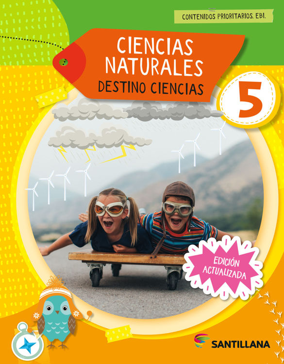 Imagen de VUELTA Y VUELTA, HISTORIA, GEOGRAFIA & CIENCIAS NATURALES 5 - DESTINO CIENCIAS / SANTILLANA