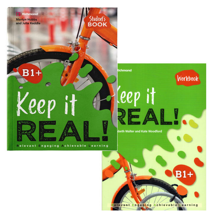 Imagen de KEEP IT REAL! B1+ / STUDENT'S BOOK + WORKBOOK / RICHMOND