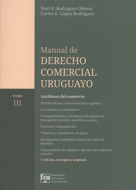Imagen de Manual de Derecho Comercial Uruguayo - Tomo 3