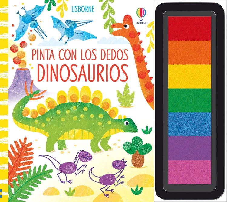 Imagen de PINTAR CON LOS DEDOS: DINOSAURIOS / USBORNE