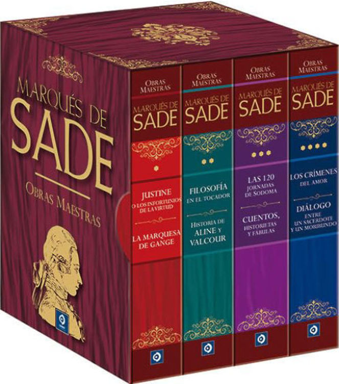 Imagen de ESTUCHE OBRAS MAESTRAS / MARQUÉS DE SADE