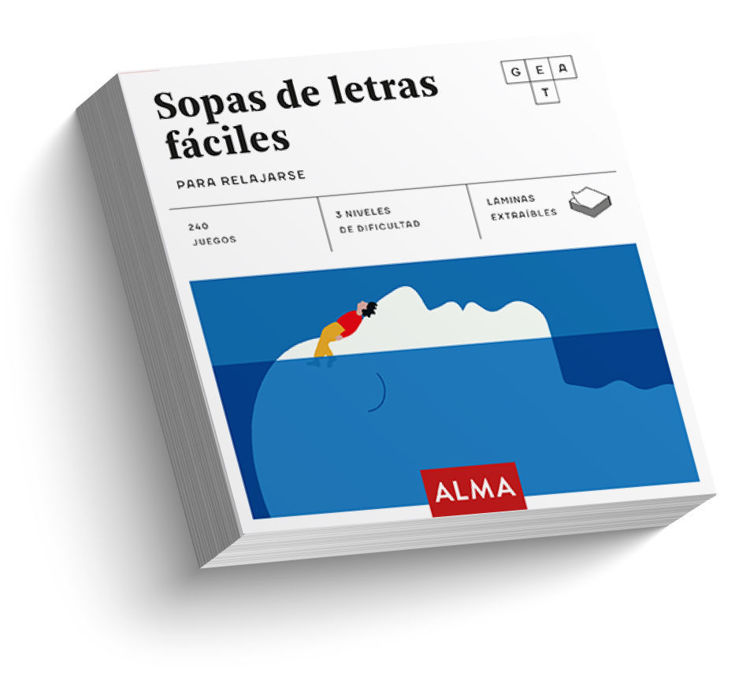 Imagen de SOPAS DE LETRAS FACILES - PARA RELAJARSE / ALMA