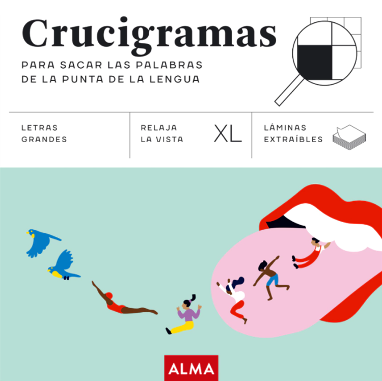 Imagen de CRUCIGRAMAS PARA SACAR LAS PALABRAS DE LA PUNTA DE LA LENGUA / ALMA