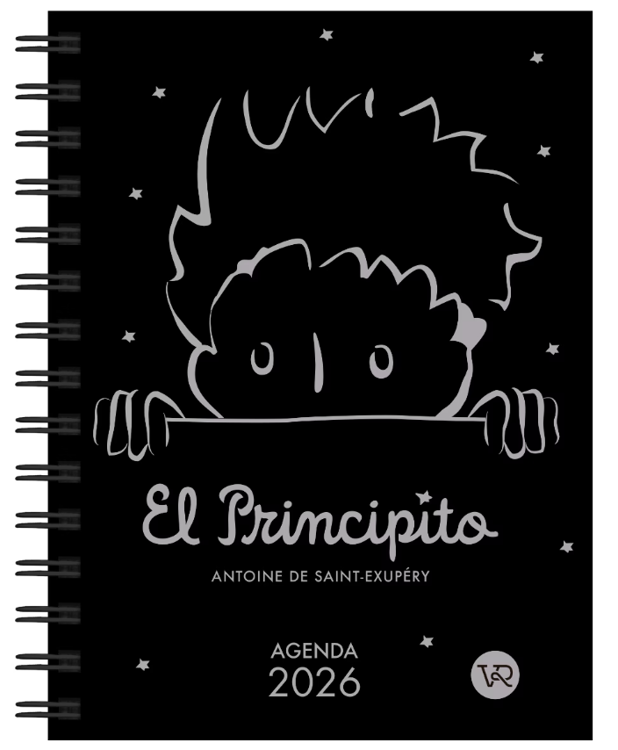 Imagen de AGENDA 2026 EL PRINCIPITO NEGRA (ANILLADA) / VR