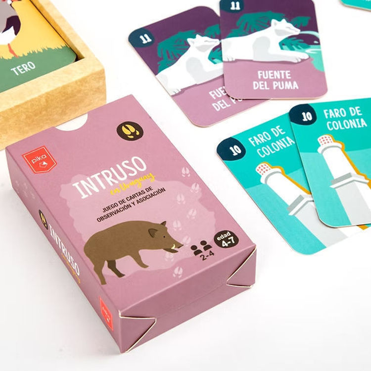 Imagen de INTRUSO EN URUGUAY - JUEGO DE CARTAS DE OBSERVACIÓN Y ASOCIACIÓN / PIKA