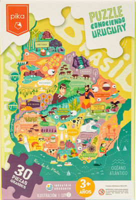Imagen de CONOCIENDO A URUGUAY PUZZLE 30 PIEZAS / PIKA