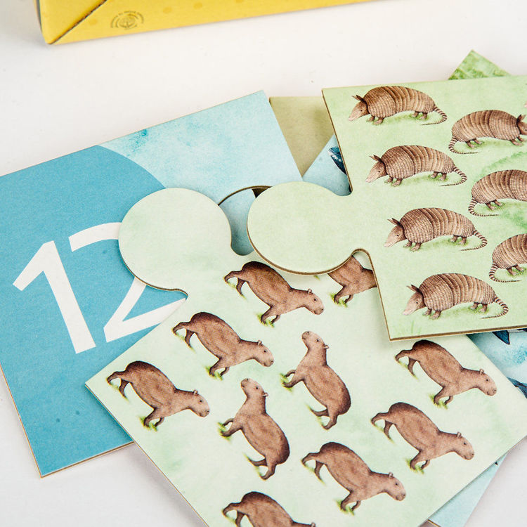 Imagen de CONTANDO ANIMALES DEL URUGUAY PUZZLE 12 PIEZAS / PIKA