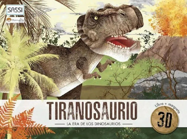Imagen de Libro Y Puzzle La Era De Los Dinosaurios Tiranosaurio