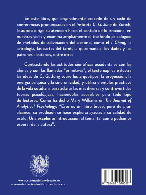 Imagen de SOBRE ADIVINACIÓN Y SINCRONICIDAD / MARIE-LOUISE VON FRANZ