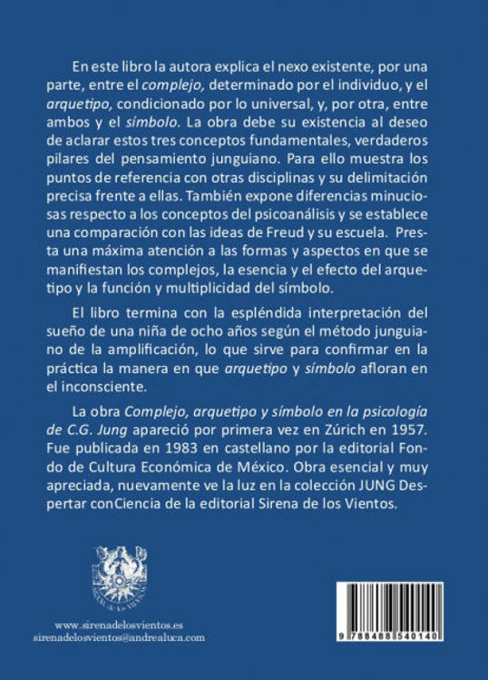 Imagen de COMPLEJO, ARQUETIPO Y SÍMBOLO EN LA PSICOLOGÍA DE C. G. JUNG / JOLANDE JACOBI